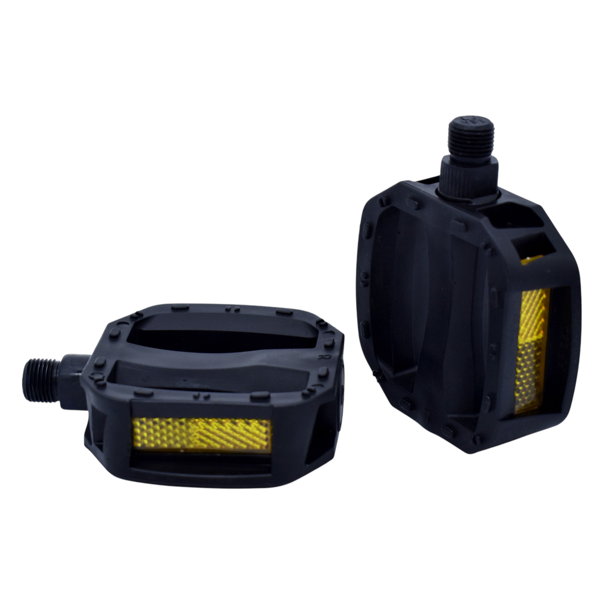 Pedal para bicicleta 9/16" con reflector nylon mongoose negro Nitro