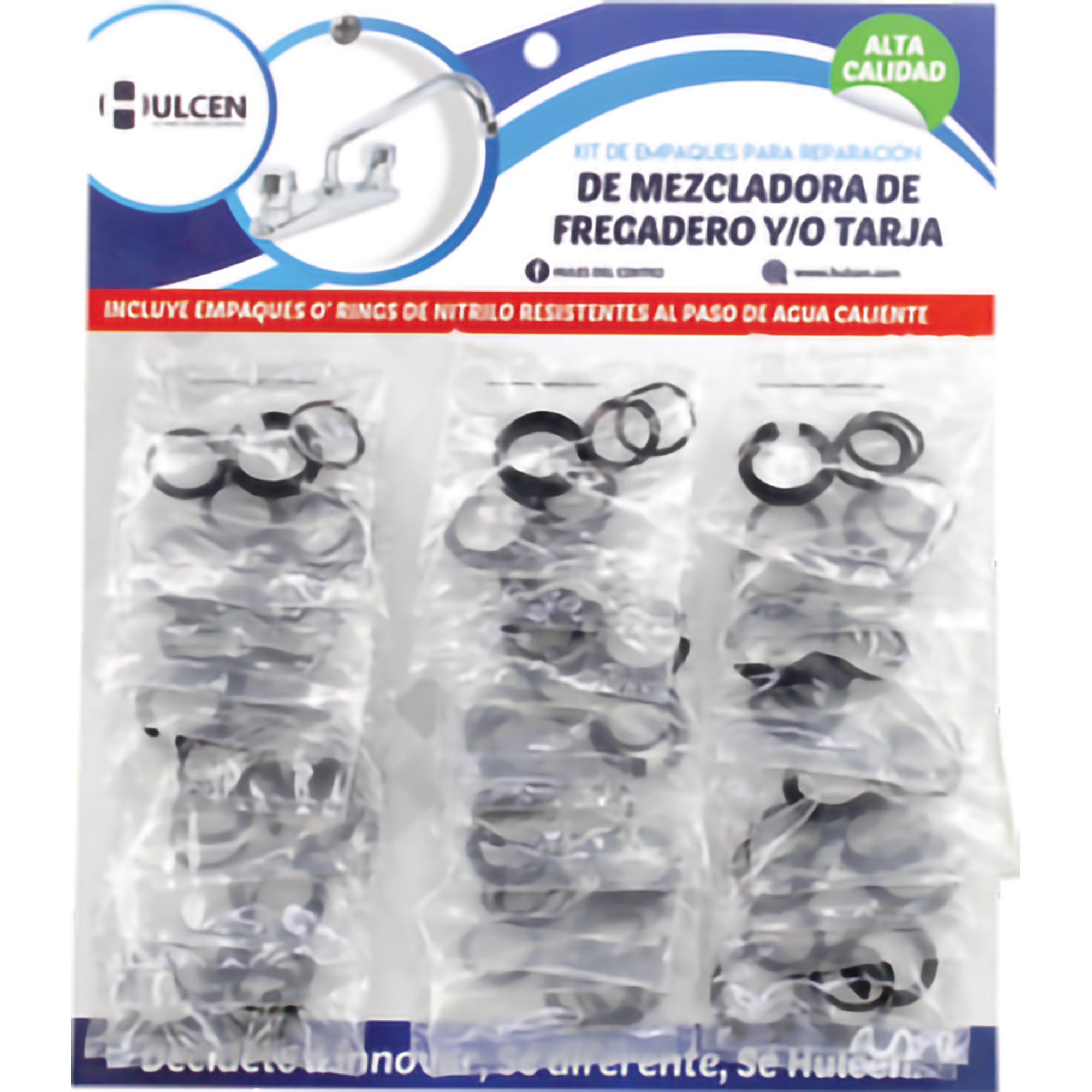 288292 HULCEN - Carton con 30 kits reparacion cuello ganso fregadero agua fria Hulcen
