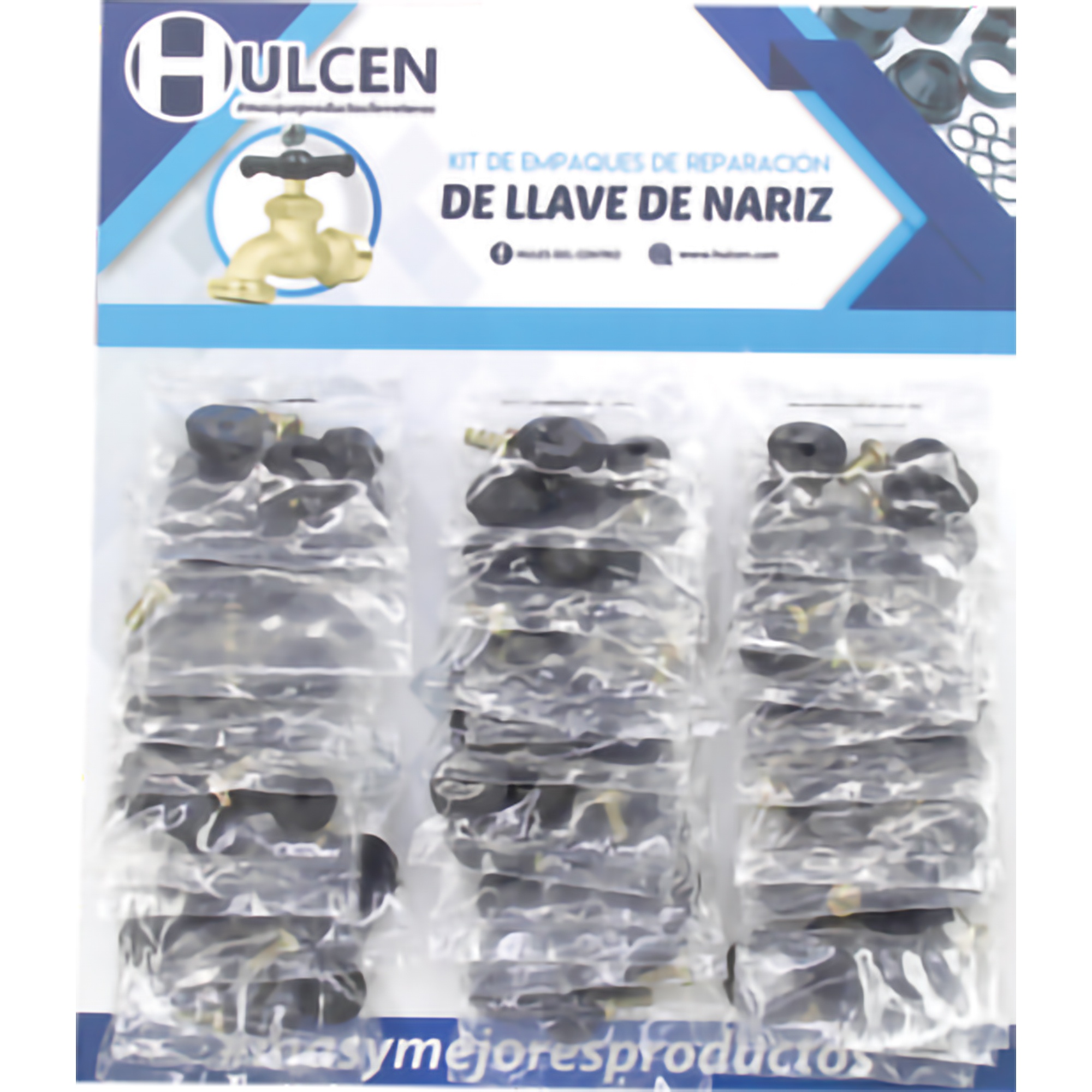 Carton con 30 kits reparacion llave nariz agua fria Hulcen