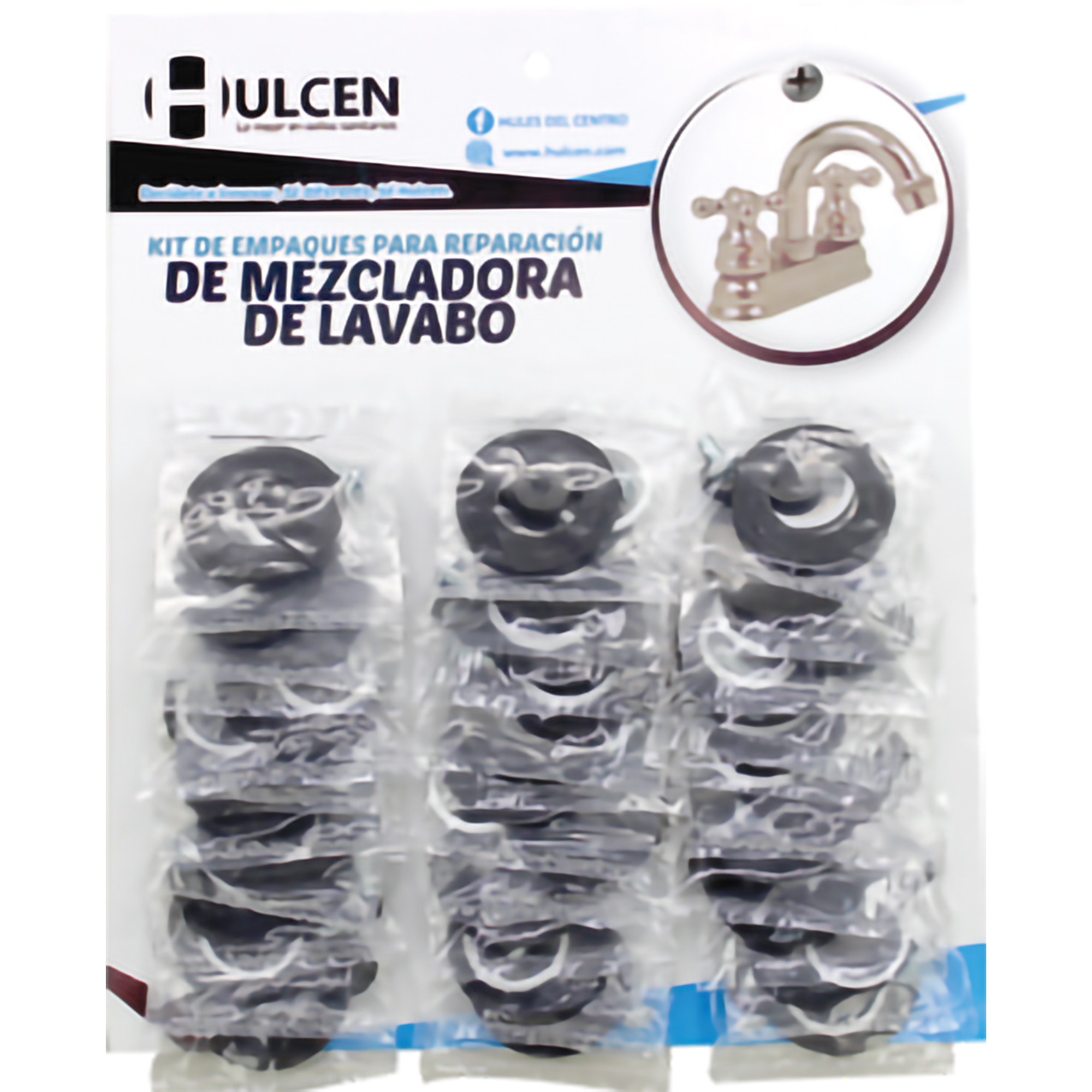 288294 HULCEN - Carton con 30 kits reparacion cartucho lavabo agua fria Hulcen