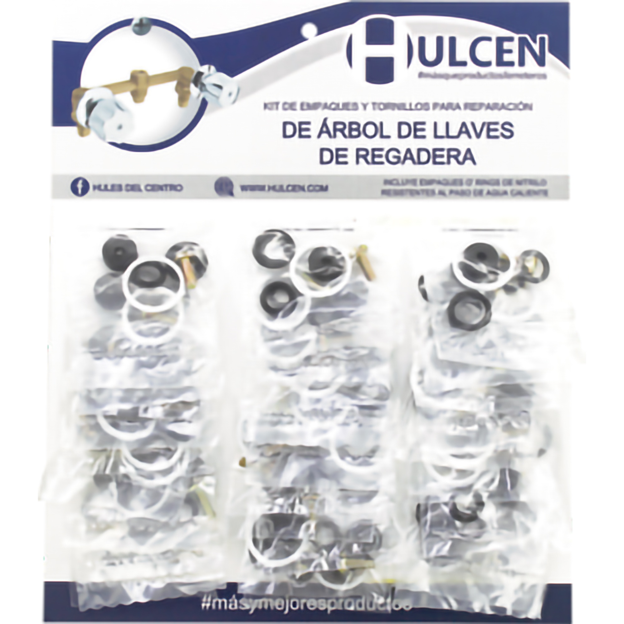 288295 HULCEN - Carton con 30 kits reparacion cartucho regadera agua fria Hulcen