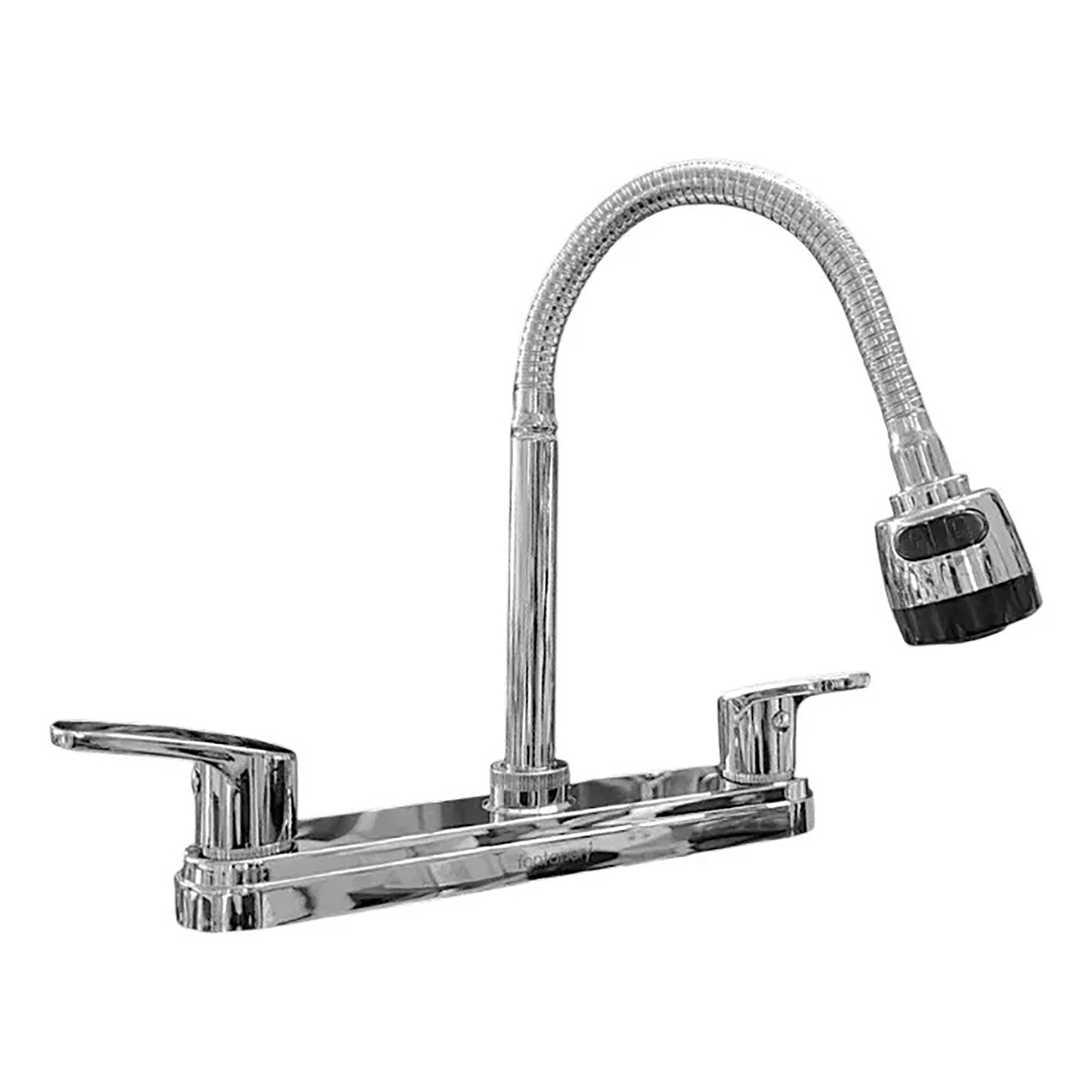 Mezcl freg zinc tipo flexible maneral palanca cromada Fontanery