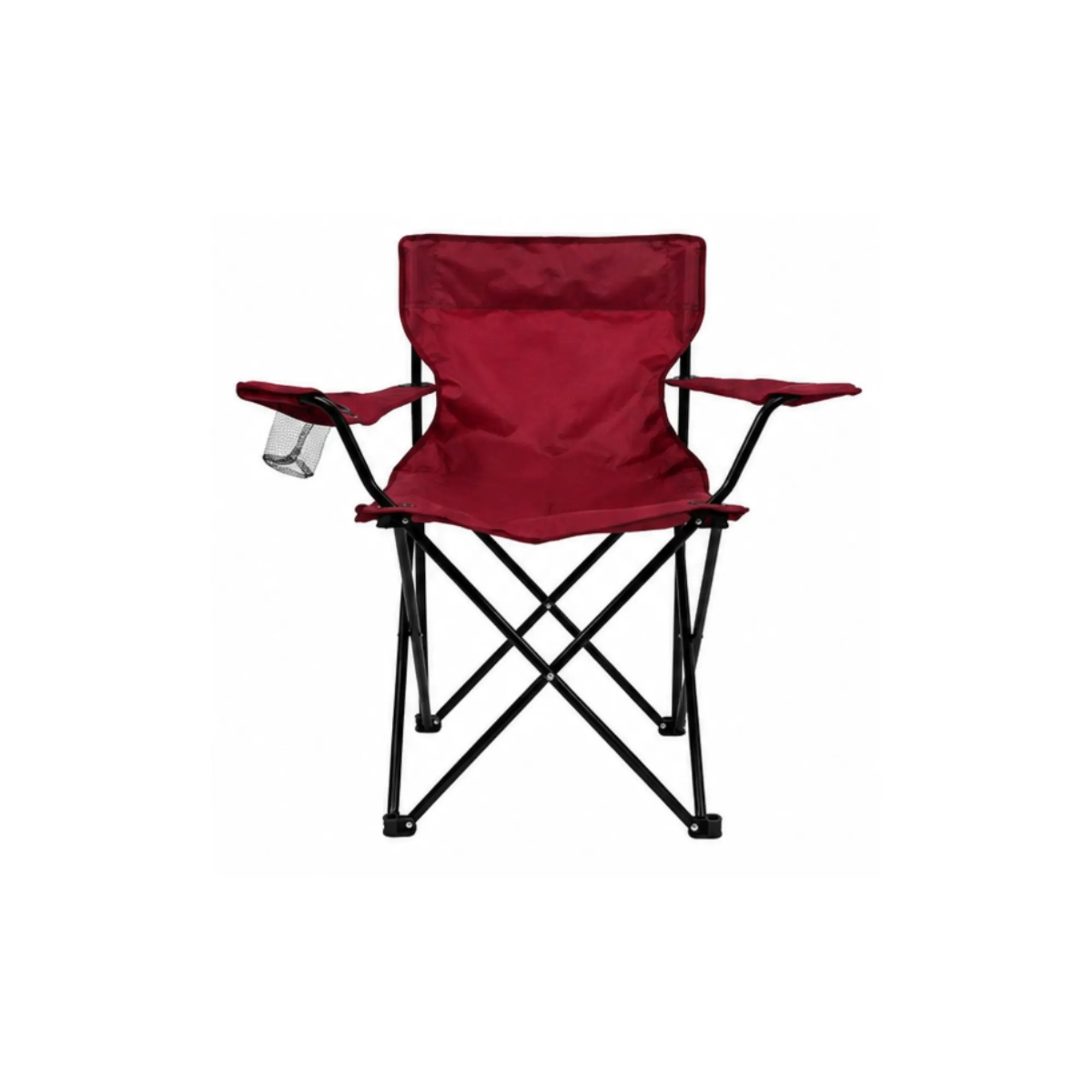 Silla plegable tipo playera roja