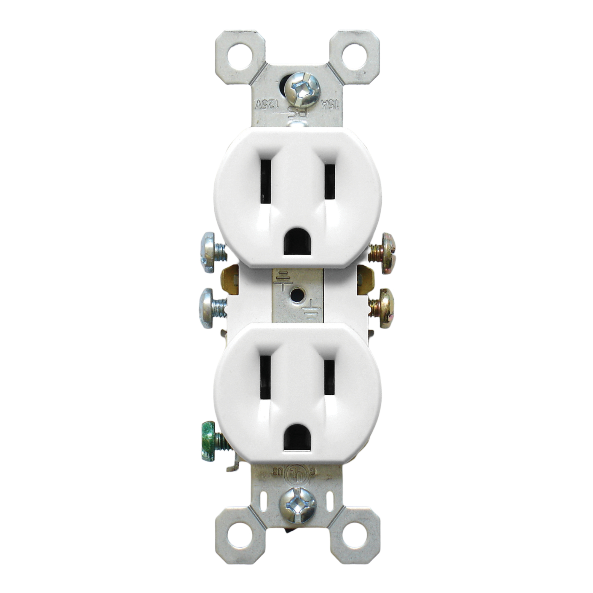 4965 PASS & SEYMOUR - Contacto duplex 2p+t blanco Bticino
