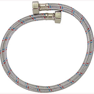 5361 RUGO - Manguera para lavabo y fregadero de aluminio 1/2