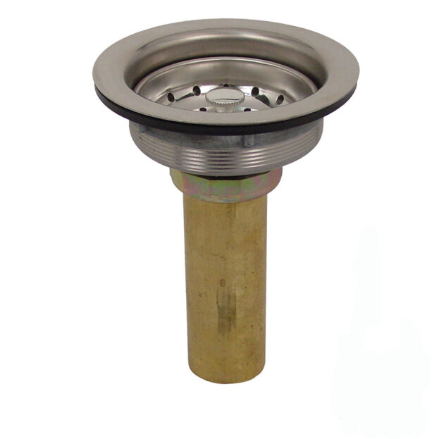 5527 RUGO - Contracanasta para fregadero de acero inoxidable con tubo de acero inoxidable 13il Rugo