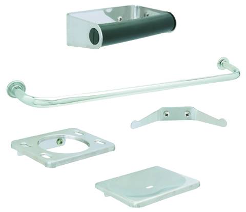 5551 DICA - Juego de accesorios para baño sobreponer 5 pz cromado 4800 Dica