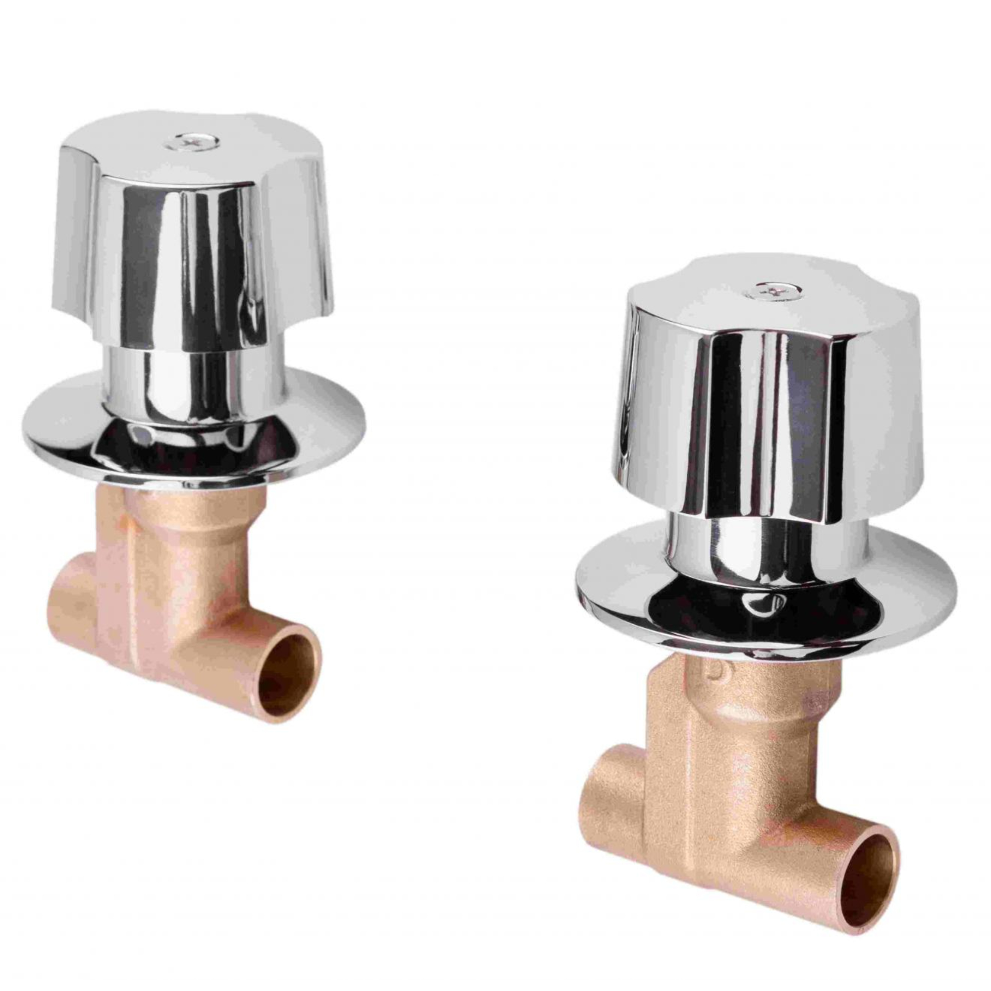 5566 DICA - Juego llaves empotrar soldable bronce standard 4652 Dica