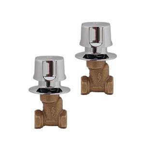 5579 RUGO - Juego llaves empotrar roscables bronce tauro 38Q Rugo