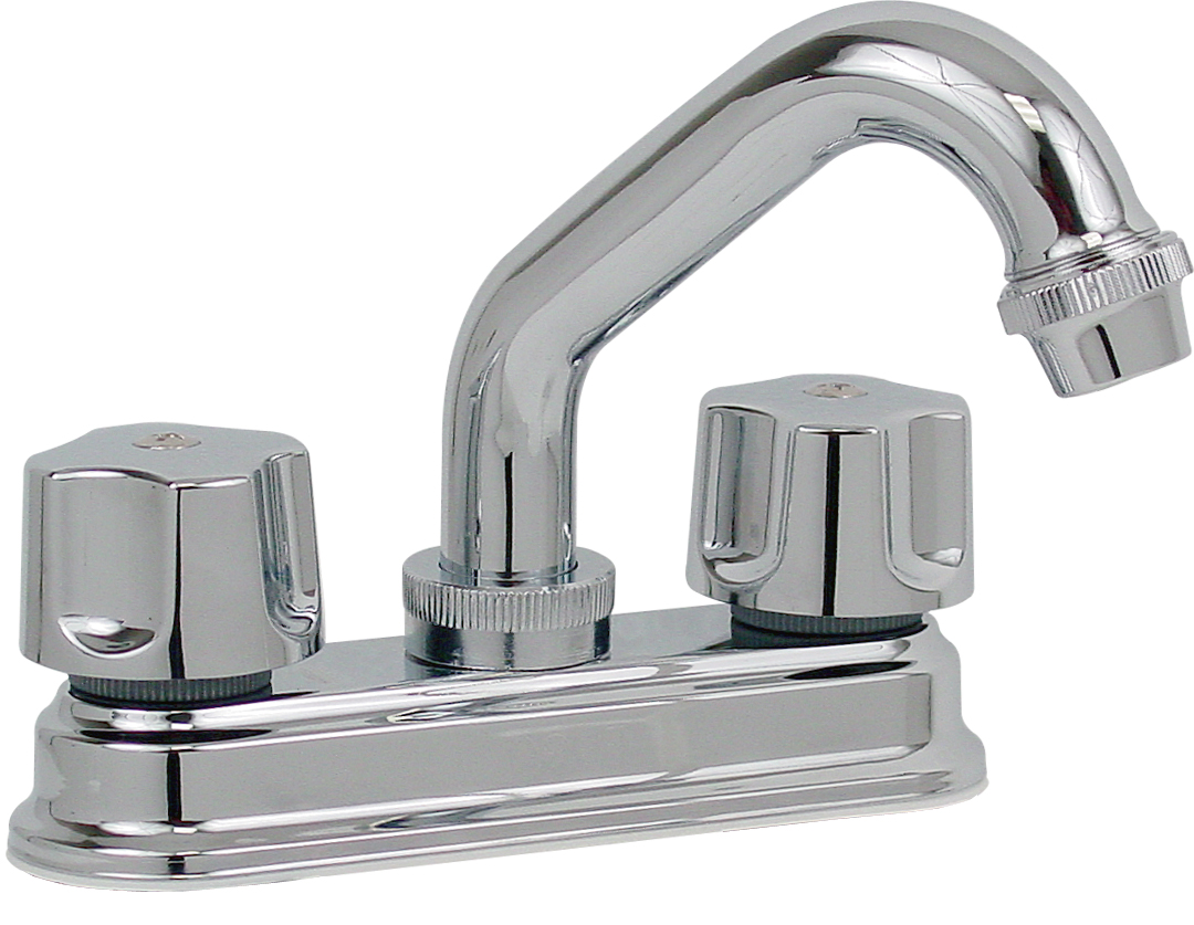 5689 RUGO - Mezcladora lavabo de bronce tipo standard maneral standard cromada 24CT Rugo
