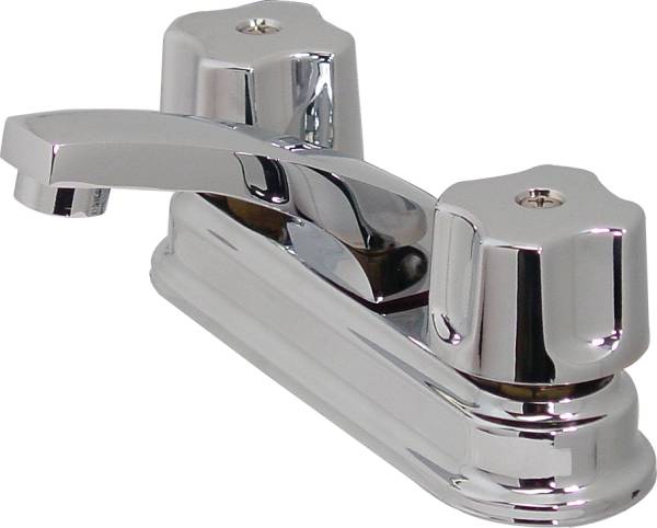 5695 RUGO - Mezcladora lavabo de bronce tipo standard maneral standard cromada 24Q Rugo