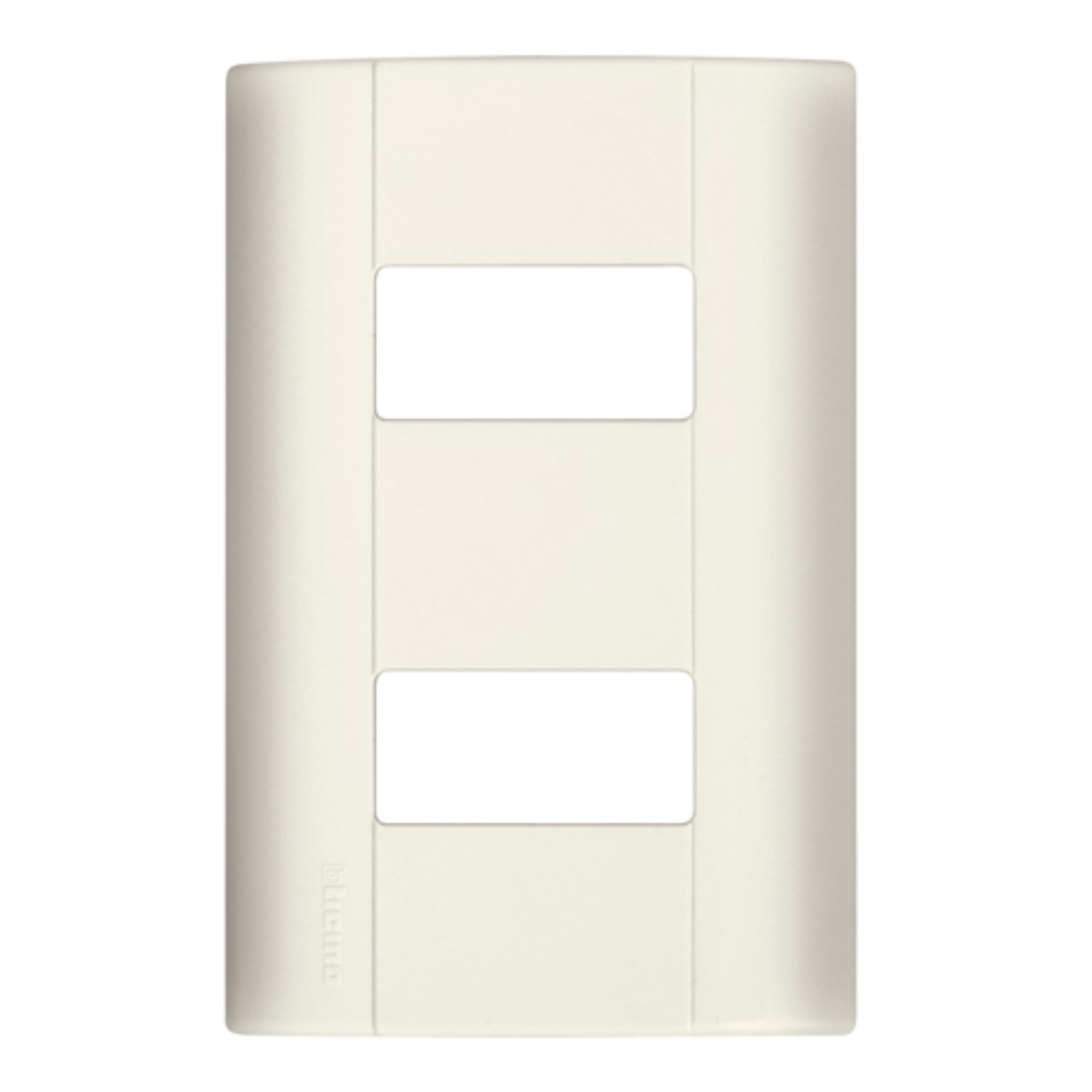 6337 MODUS - Placa 2 ventanas marfil Modus Bticino