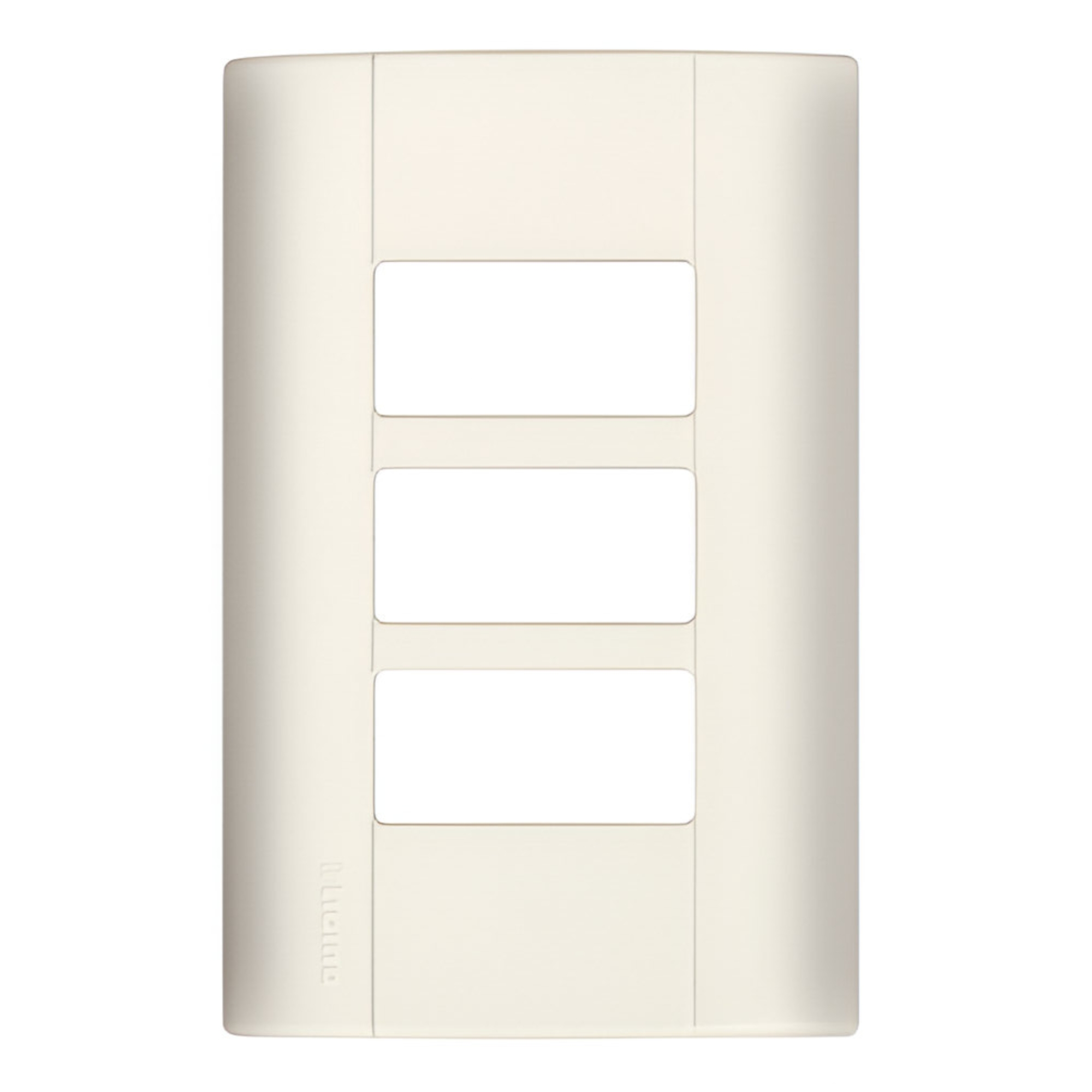 6338 MODUS - Placa 3 ventanas marfil Modus Bticino