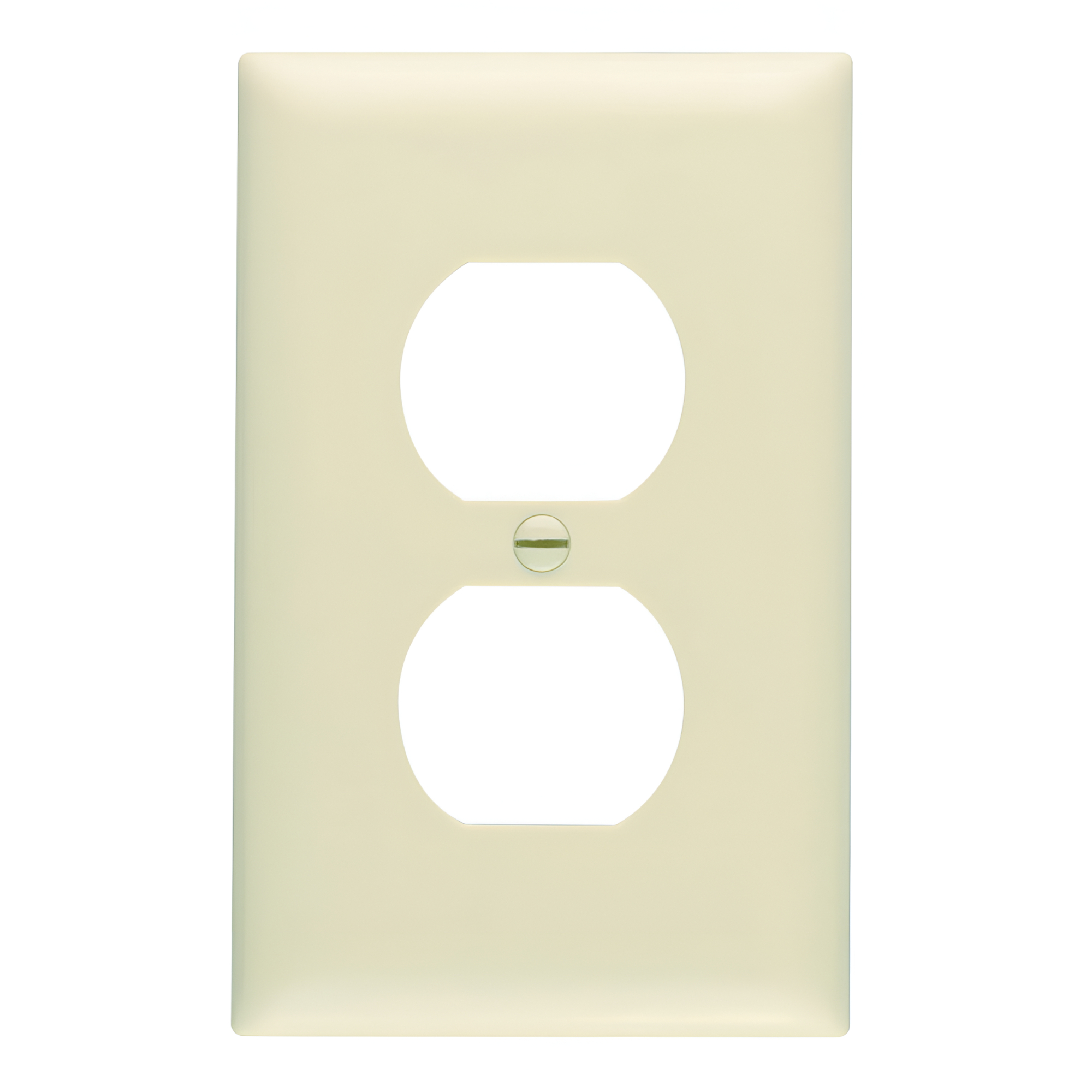 6557 PASS & SEYMOUR - Placa para contacto duplex marfil Bticino