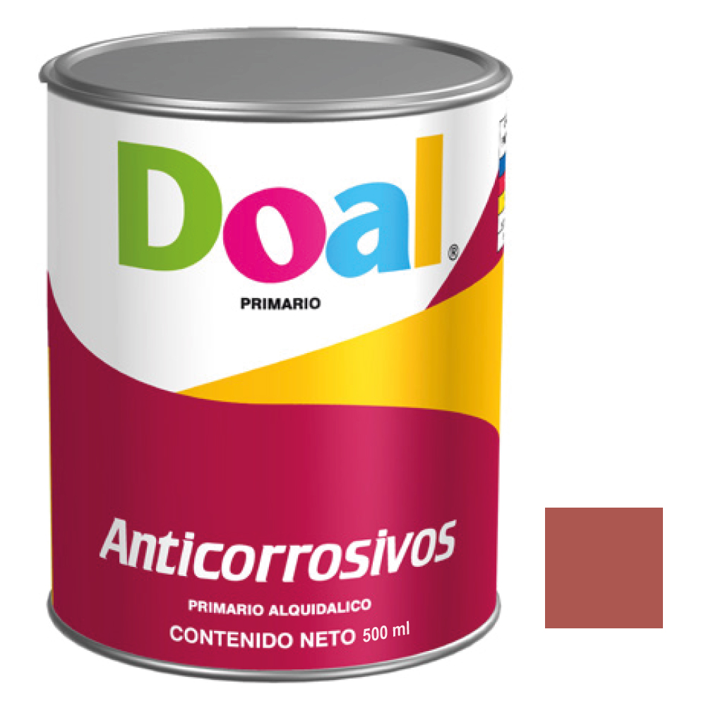 6631 DOAL - Anticorrosivo mt-72 rojo oxido 0.5l Doal