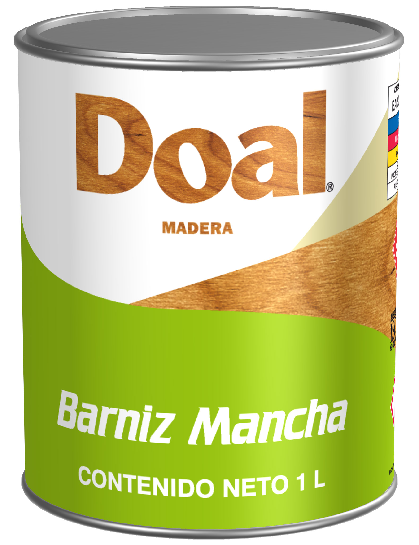 6646 DOAL - Barniz mancha 405 caoba 1.0 lt Doal