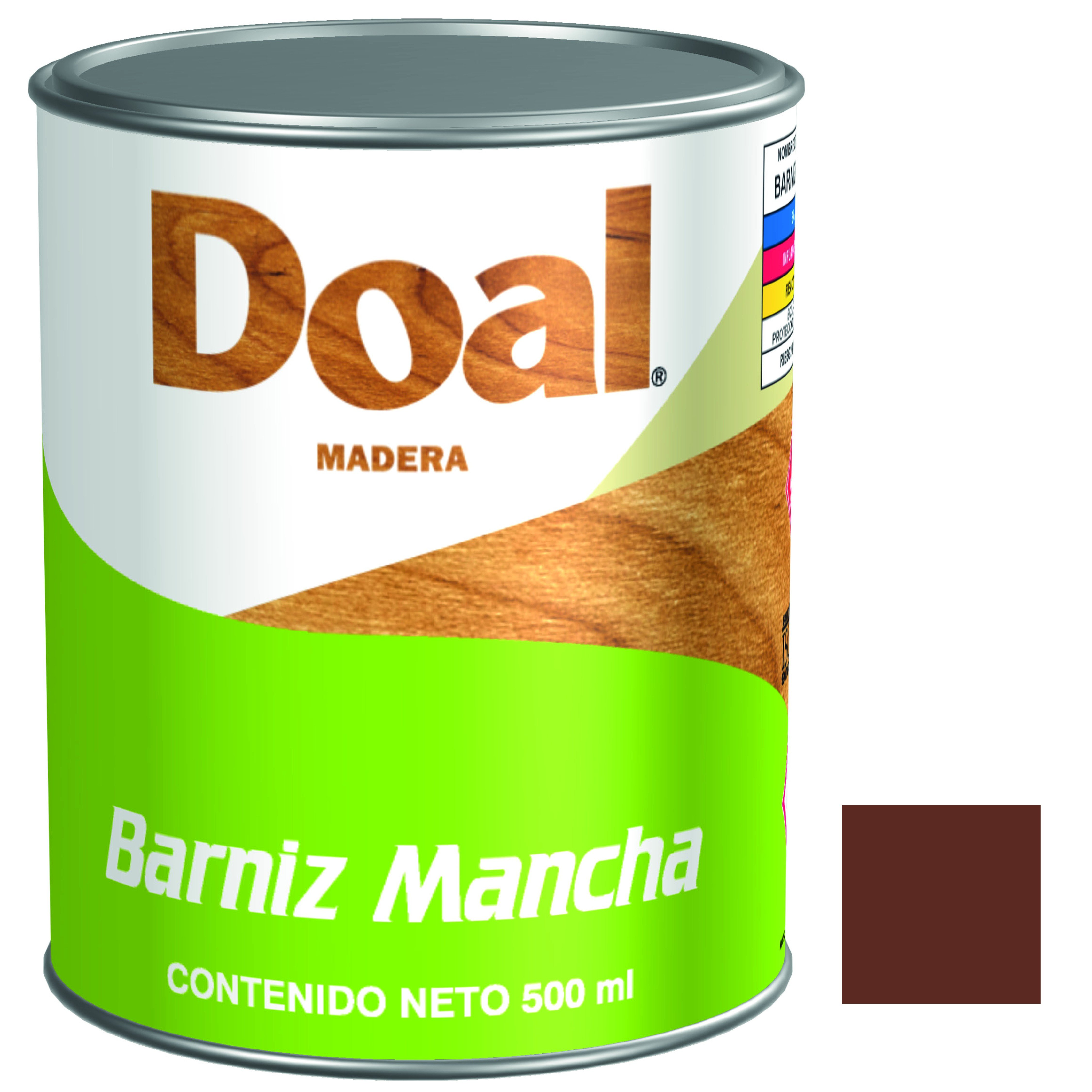 6653 DOAL - Barniz mancha 411 nogal 0.5 lt Doal