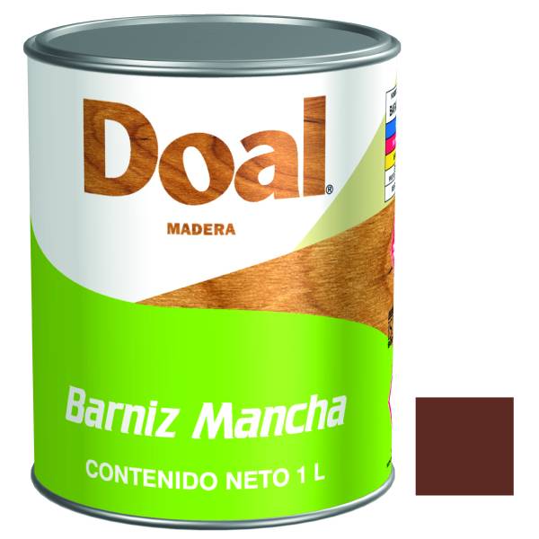 6654 DOAL - Barniz mancha 411 nogal 1.0 lt Doal