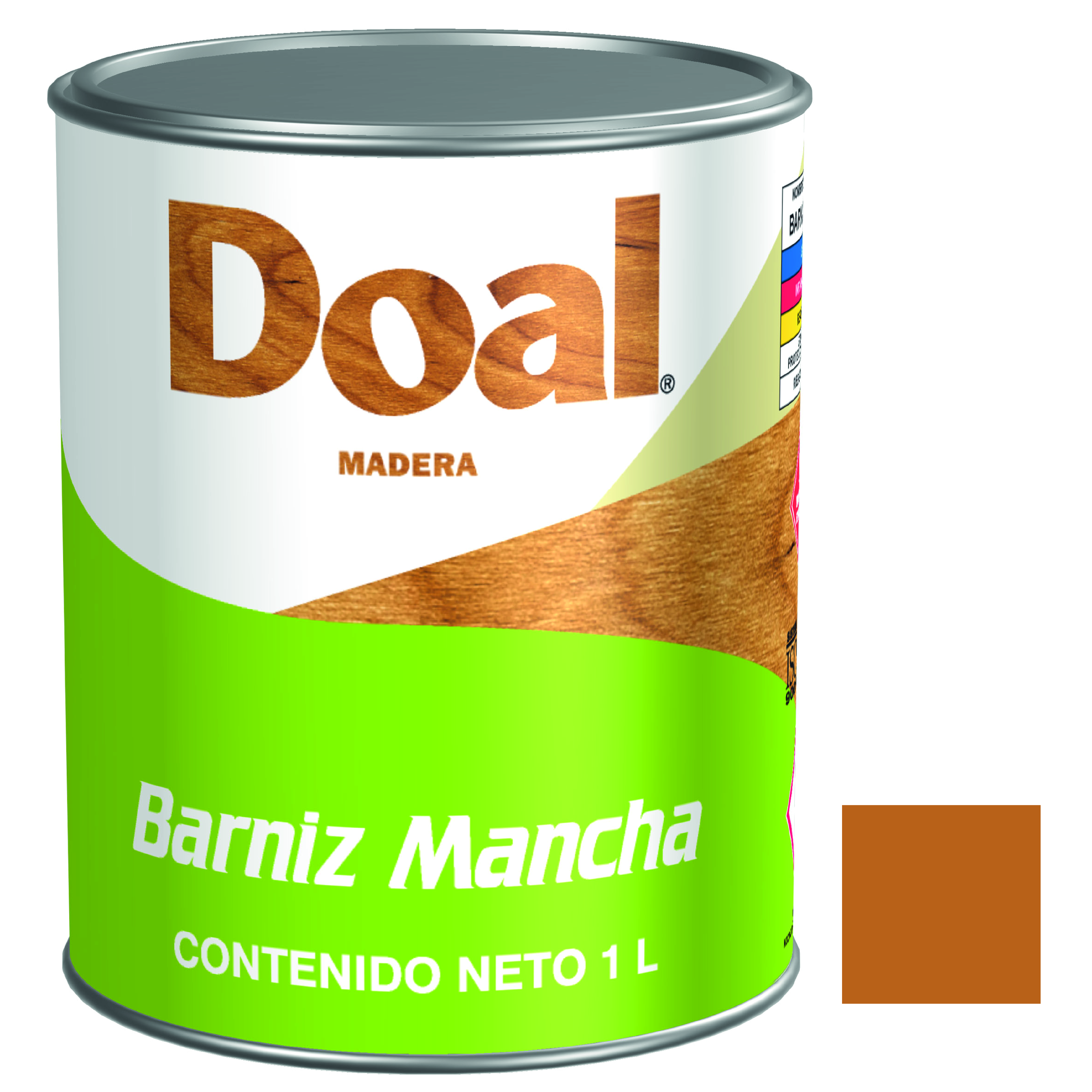 6656 DOAL - Barniz mancha 415 roble claro 1.0 lt Doal