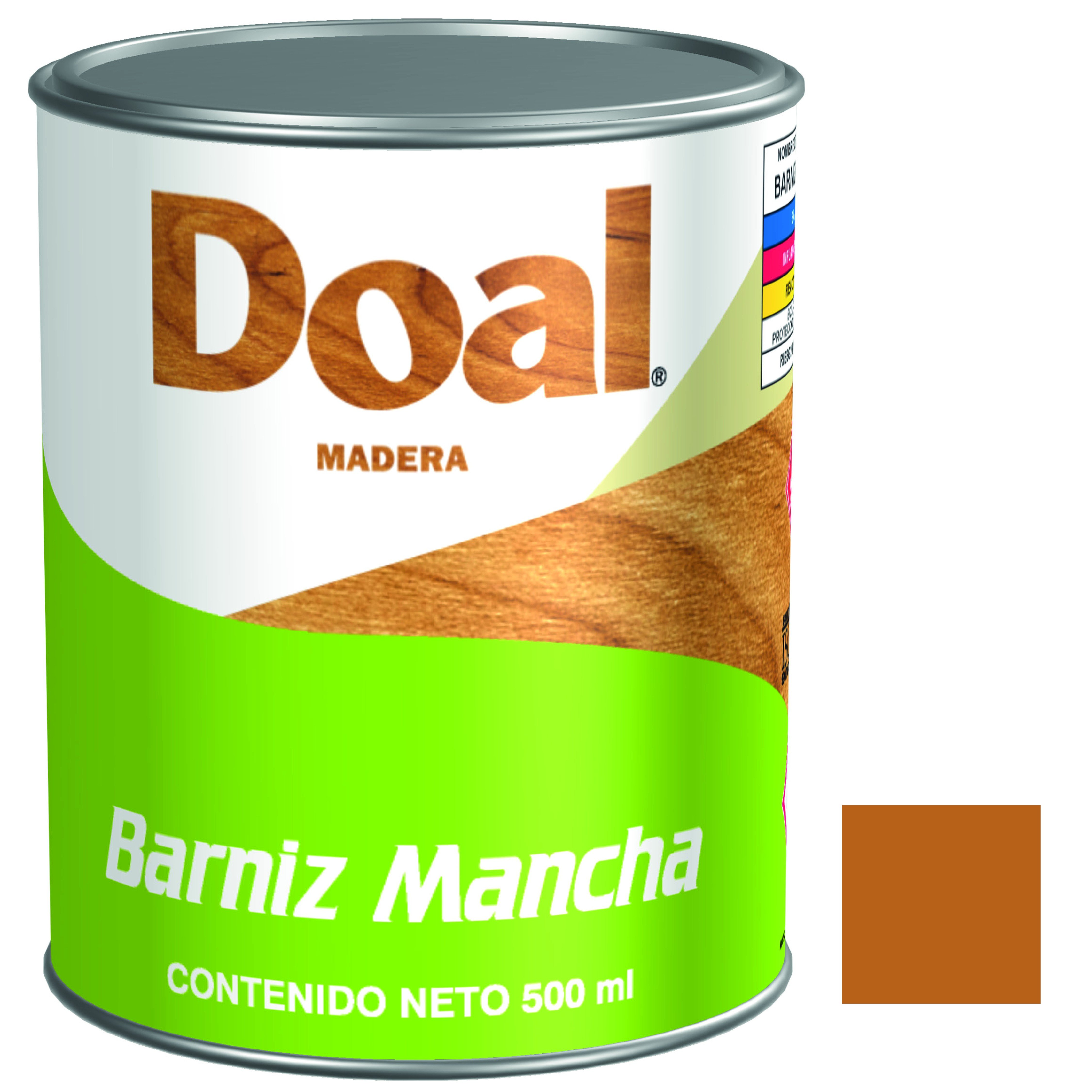 6657 DOAL - Barniz mancha 415 roble claro 0.5 lt Doal