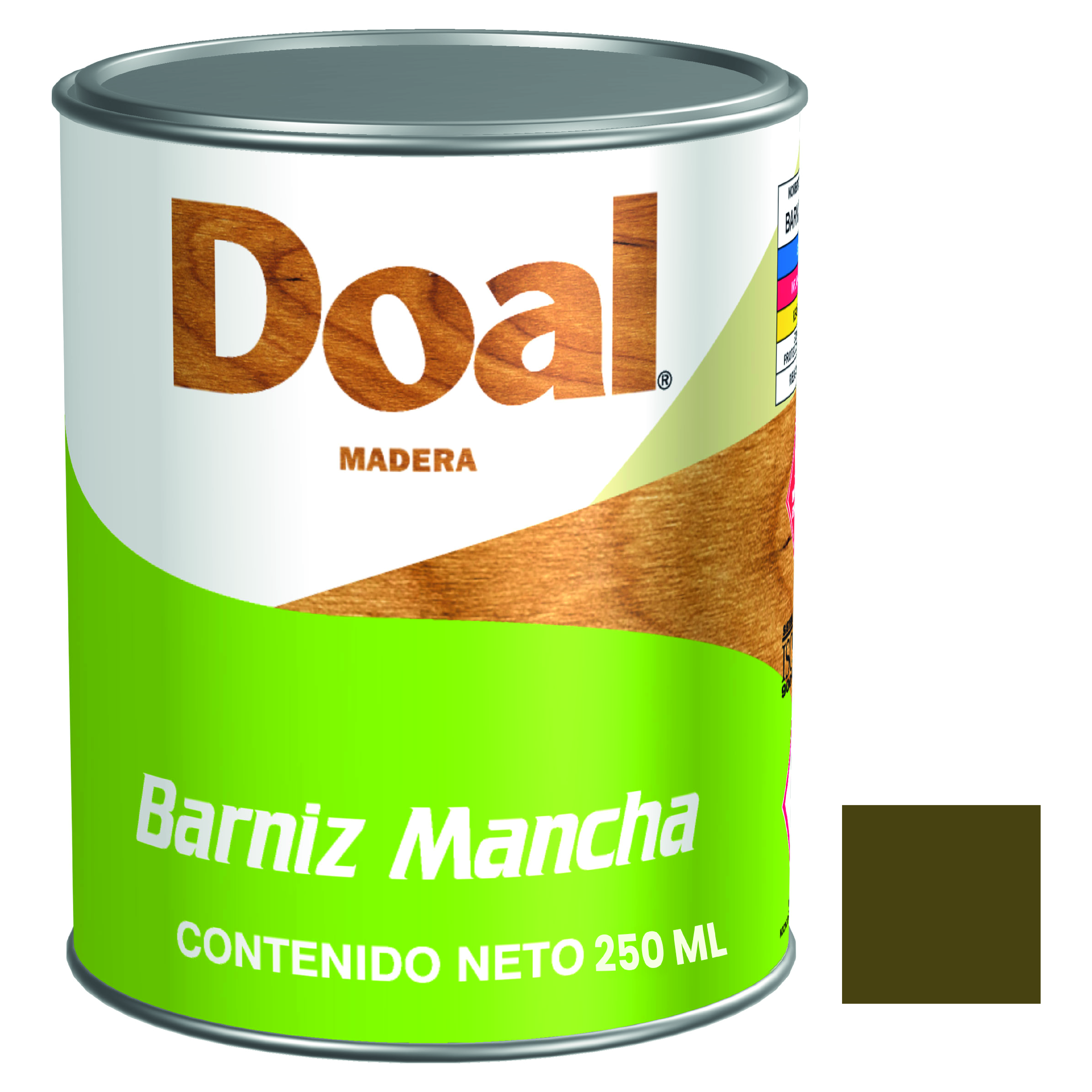 6660 DOAL - Barniz mancha 420 roble obscuro 0.25 lt Doal