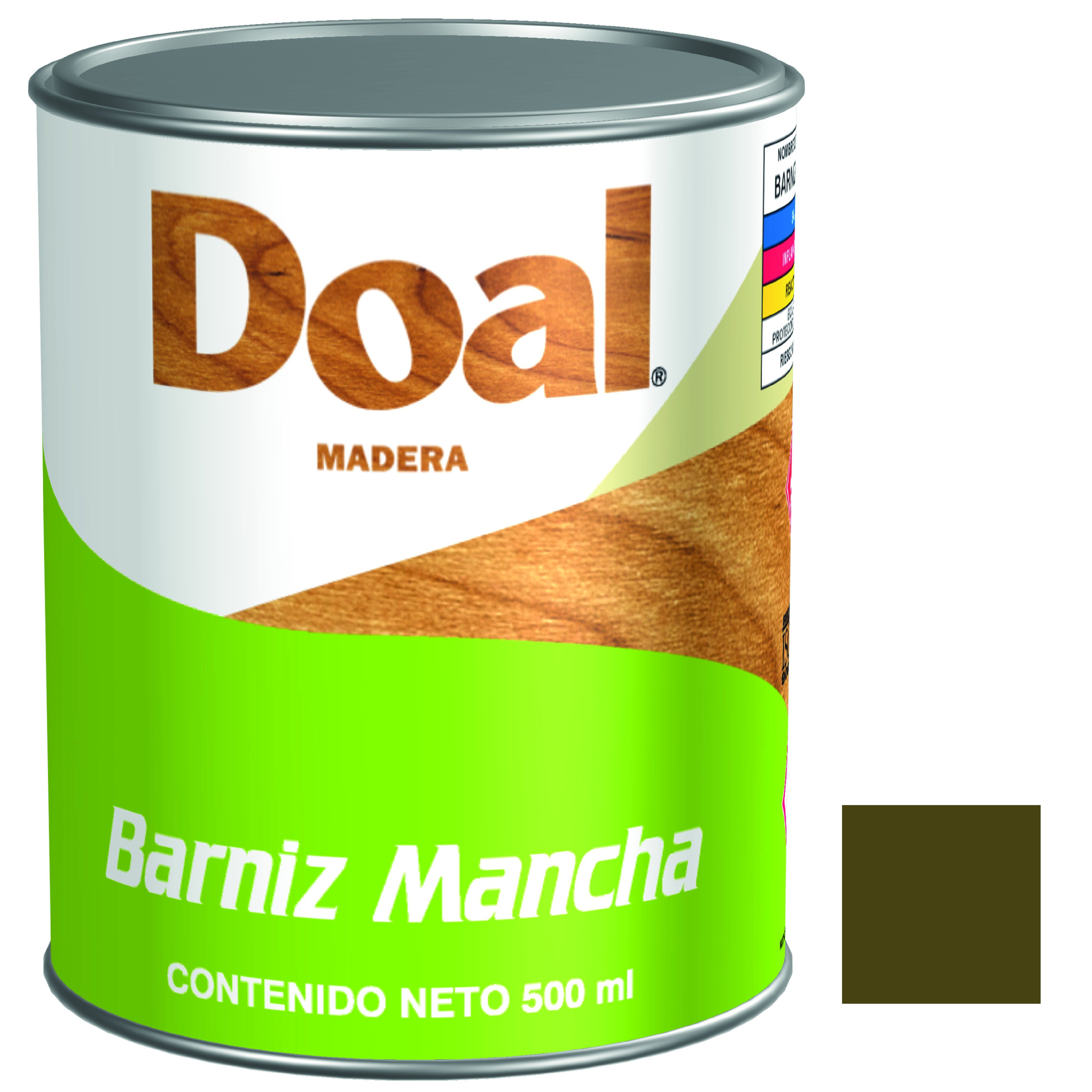 6661 DOAL - Barniz mancha 420 roble obscuro 0.5 lt Doal