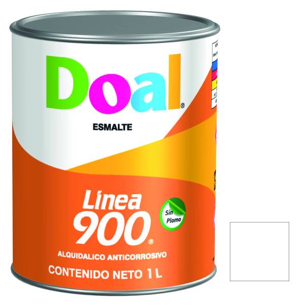 6677 DOAL - Esmalte linea 0900 900 blanco 1.0l Doal