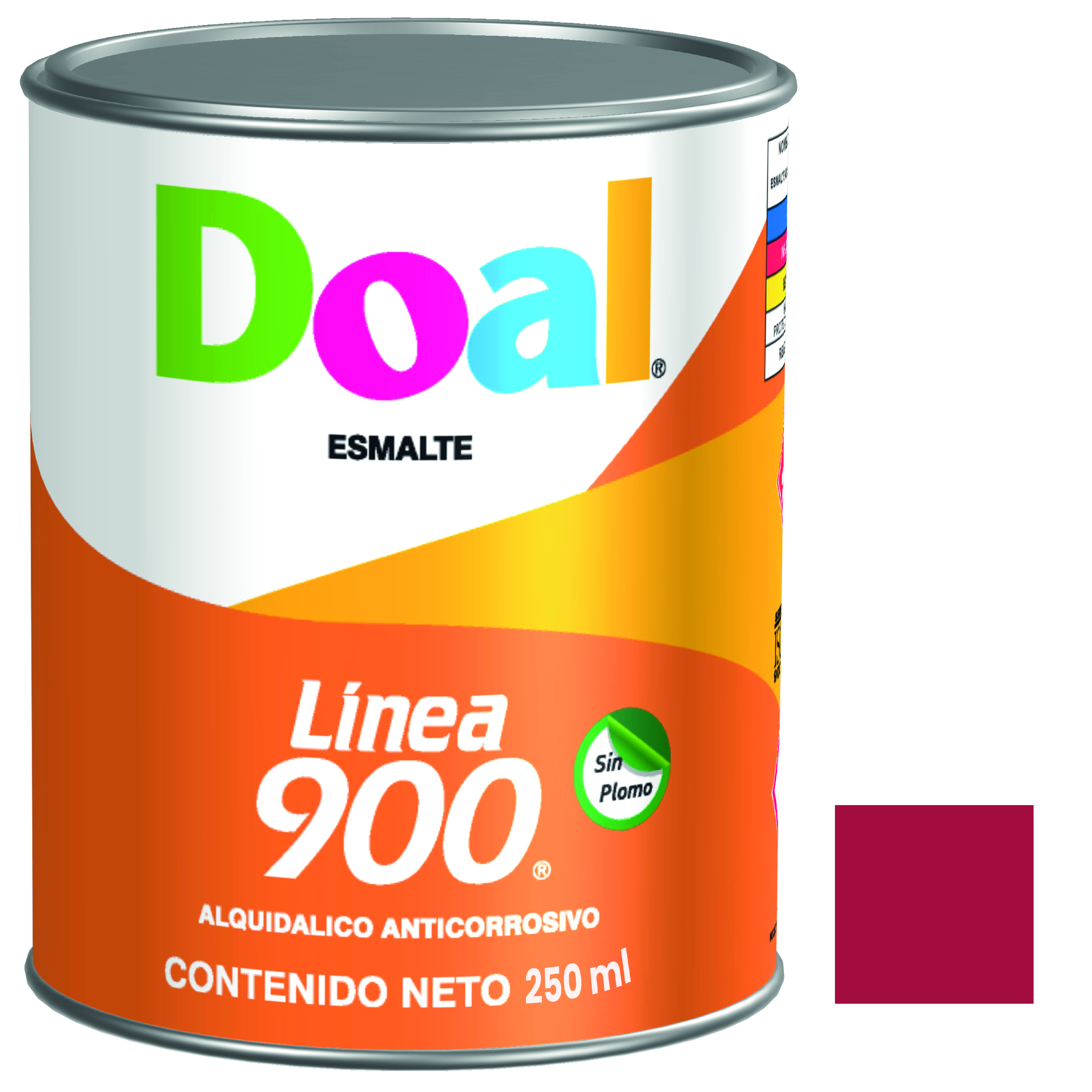 6703 DOAL - Esmalte linea 0900 907 rojo bermellon 0.25l Doal