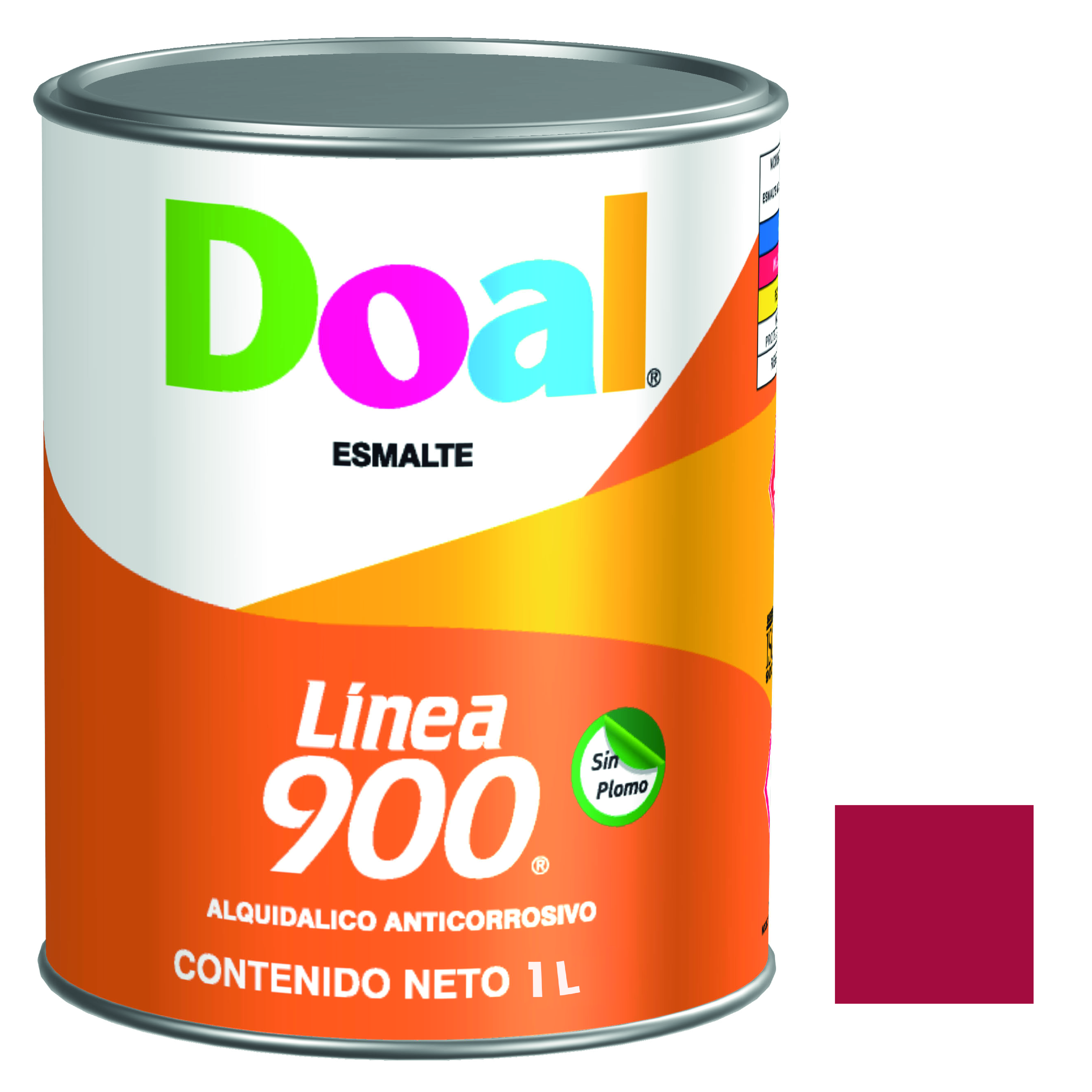 6705 DOAL - Esmalte linea 0900 907 rojo bermellon 1.0l Doal