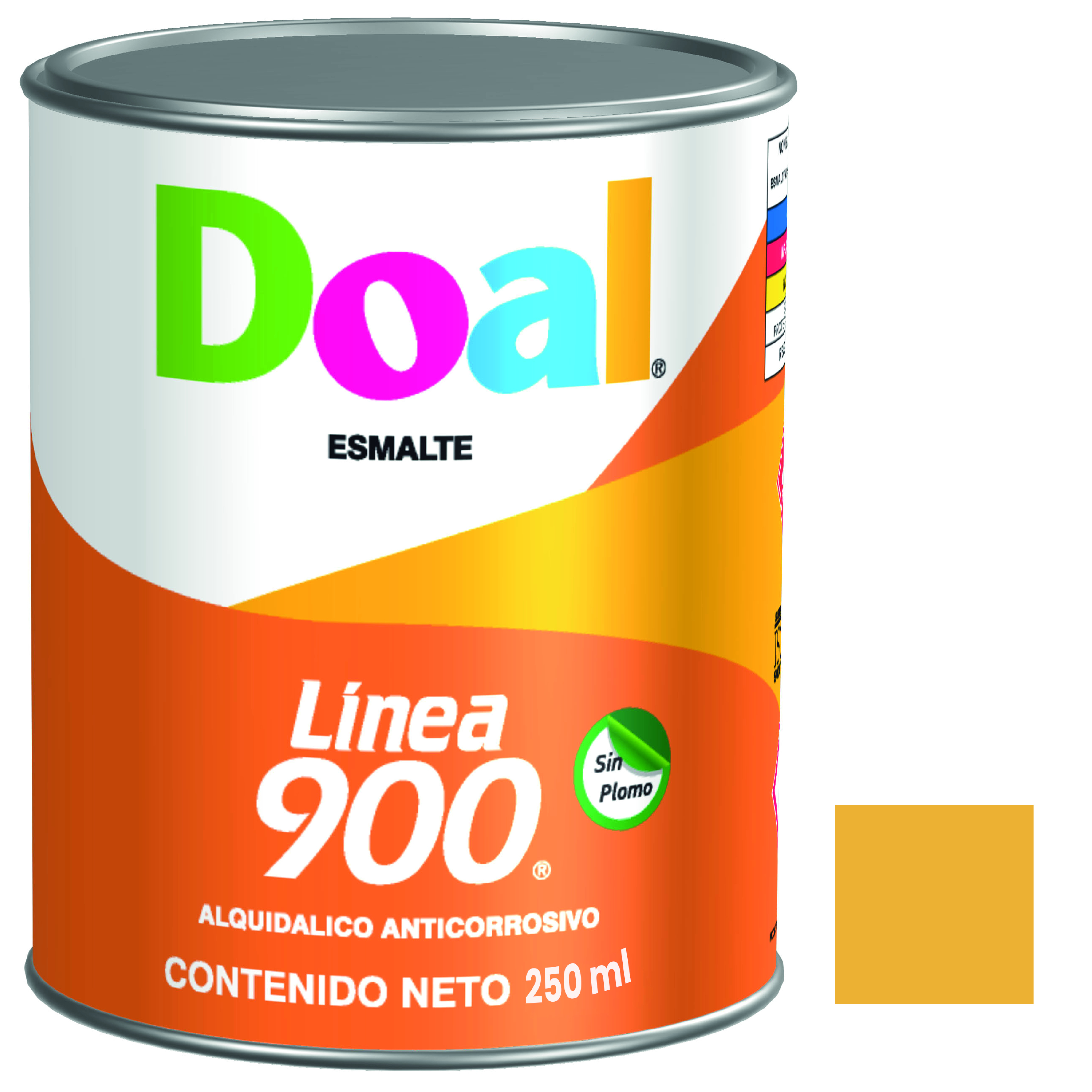 6734 DOAL - Esmalte linea 0900 915 amarillo cromo 0.25l Doal