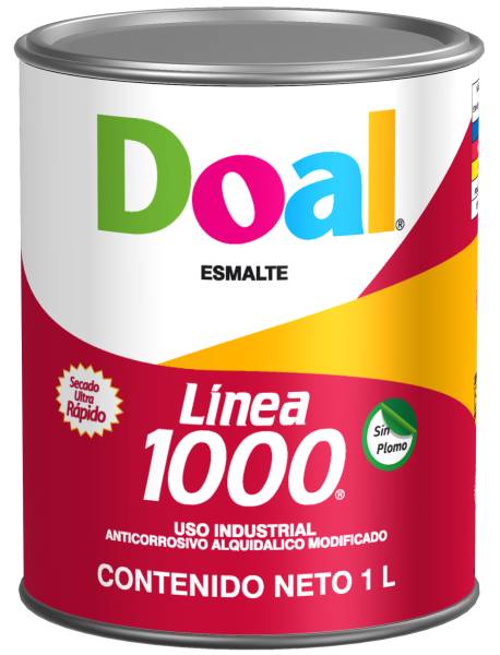 6833 DOAL - Esmalte linea 1000 1020 blanco 1.0l Doal