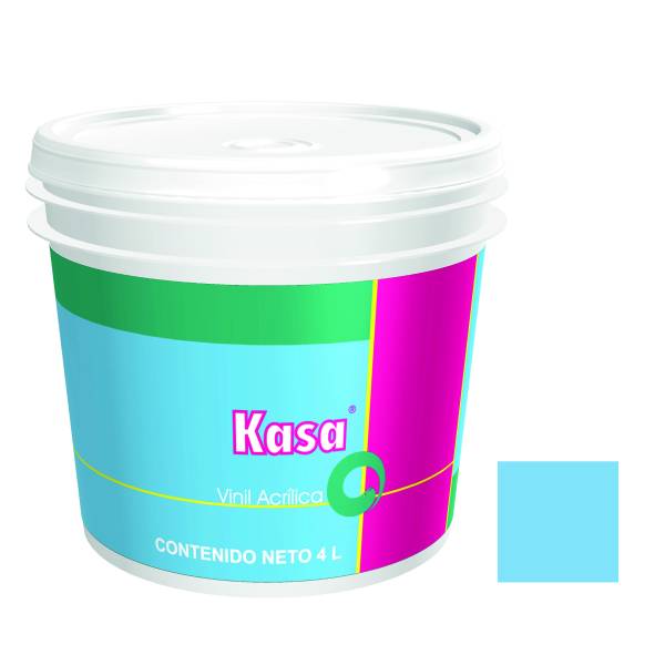 7074 DOAL - Pintura vinil kasa celeste 4.0 lt Doal