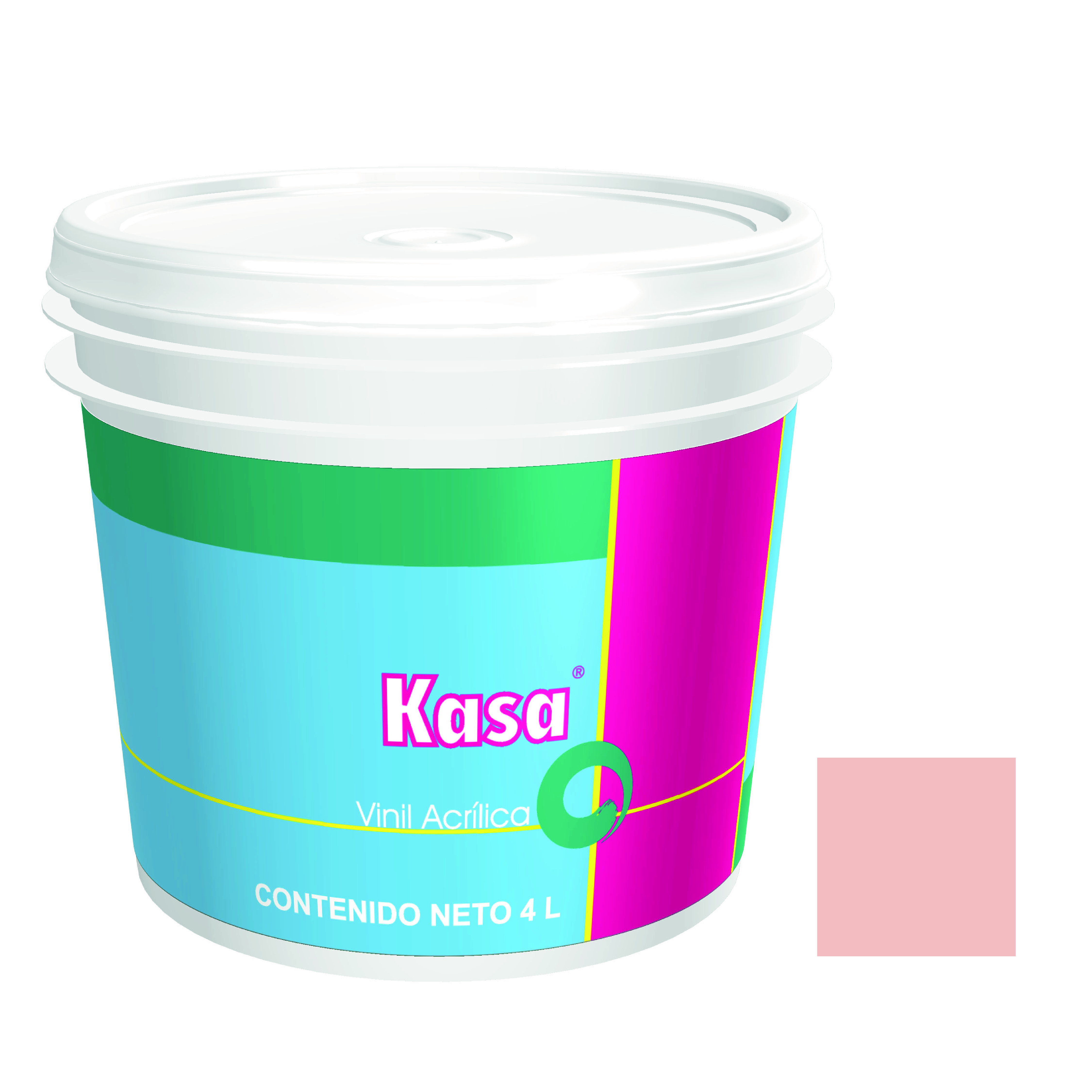 7076 DOAL - Pintura vinil kasa durazno 4.0 lt Doal