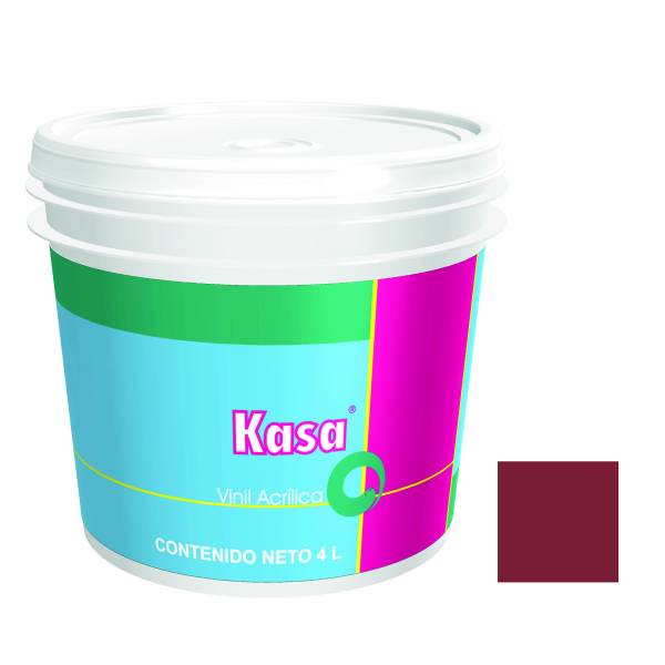 7083 DOAL - Pintura vinil kasa rojo ladrillo 4.0 lt Doal