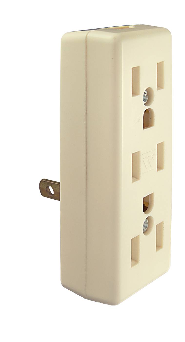 715 MONTANA - Multicontacto vertical 3 contactos marfil granel Montana