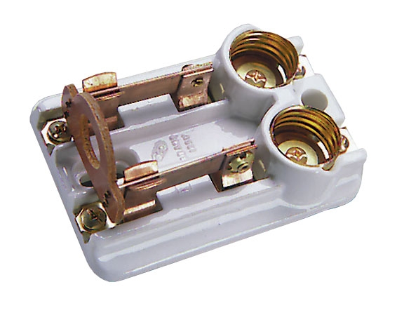 733 IUSA - Interruptor de navaja 2 polo 1 tiro para fusible tipo tapon Iusa