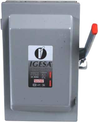 734 IGESA - Interruptor de seguridad 2 polos 30a IN2030 IGESA