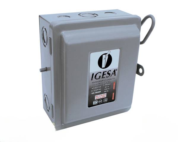 736 IGESA - Interruptor de seguridad 3 polos 30a IN3030 IGESA