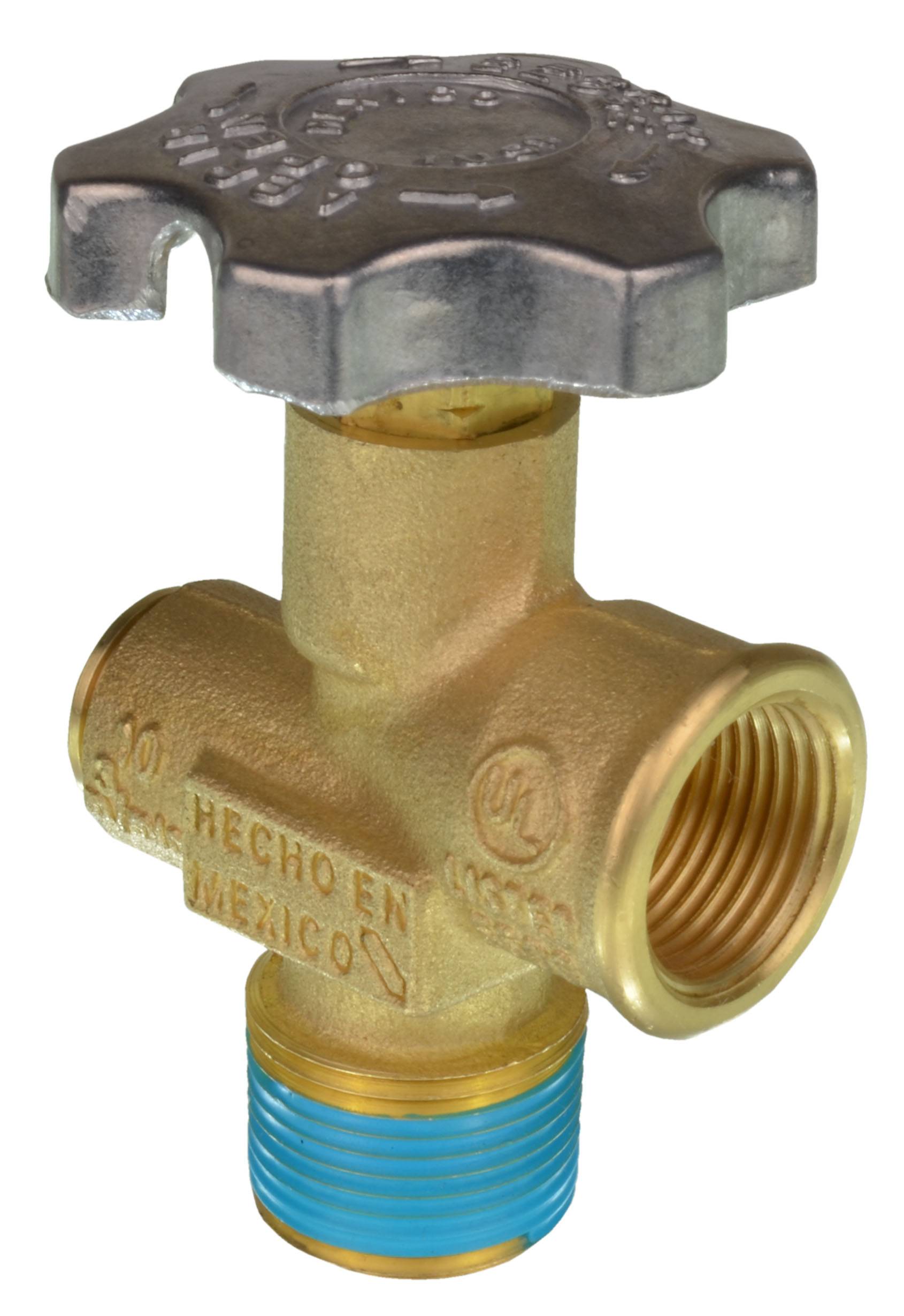 Valvula para cilindro gas 019mm 3/4" para pol Iusa