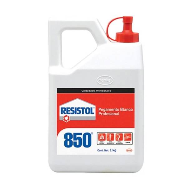 7885 RESISTOL - Pegamento 850 clasico blanco 1 kg tubo RESISTOL