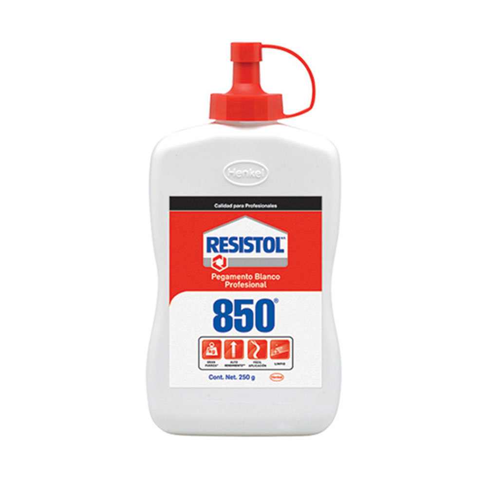 7887 RESISTOL - Pegamento 850 clasico blanco 250 gr tubo RESISTOL