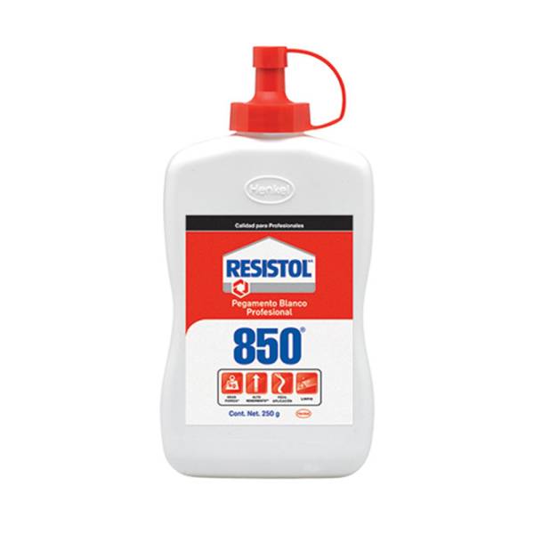 7887 RESISTOL - Pegamento 850 clasico blanco 250 gr tubo RESISTOL