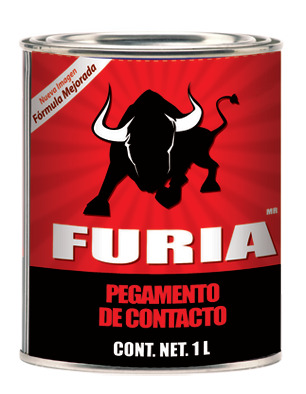 7893 FURIA - Pegamento de contacto lata 1lt furia