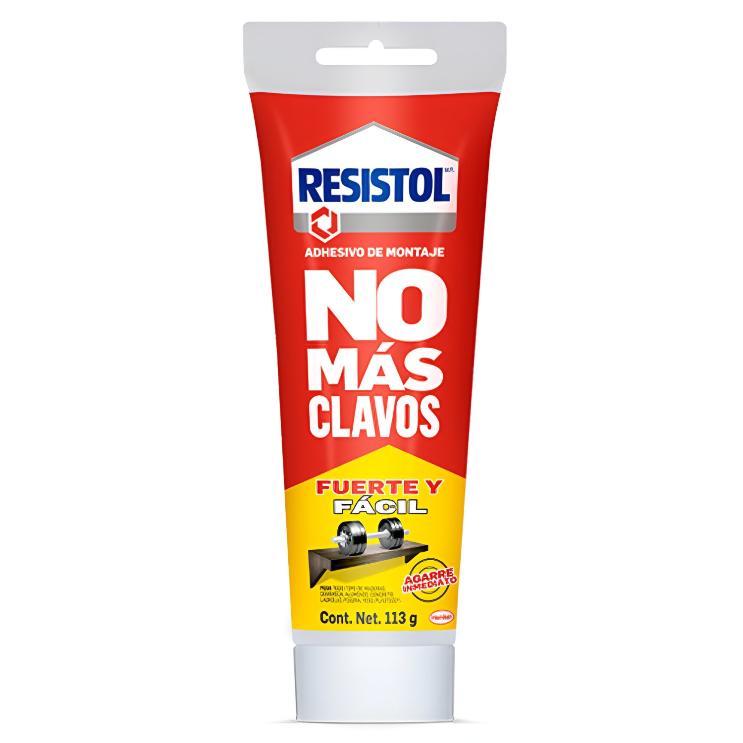 7900 RESISTOL - Pegamento no mas clavos blanco 113 gr tubo RESISTOL