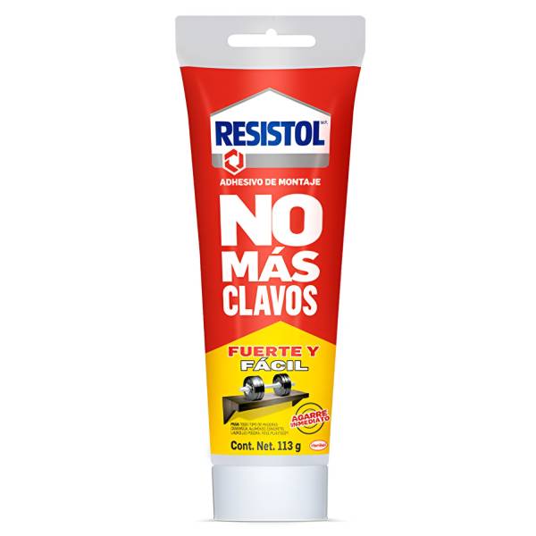 7900 RESISTOL - Pegamento no mas clavos blanco 113 gr tubo RESISTOL