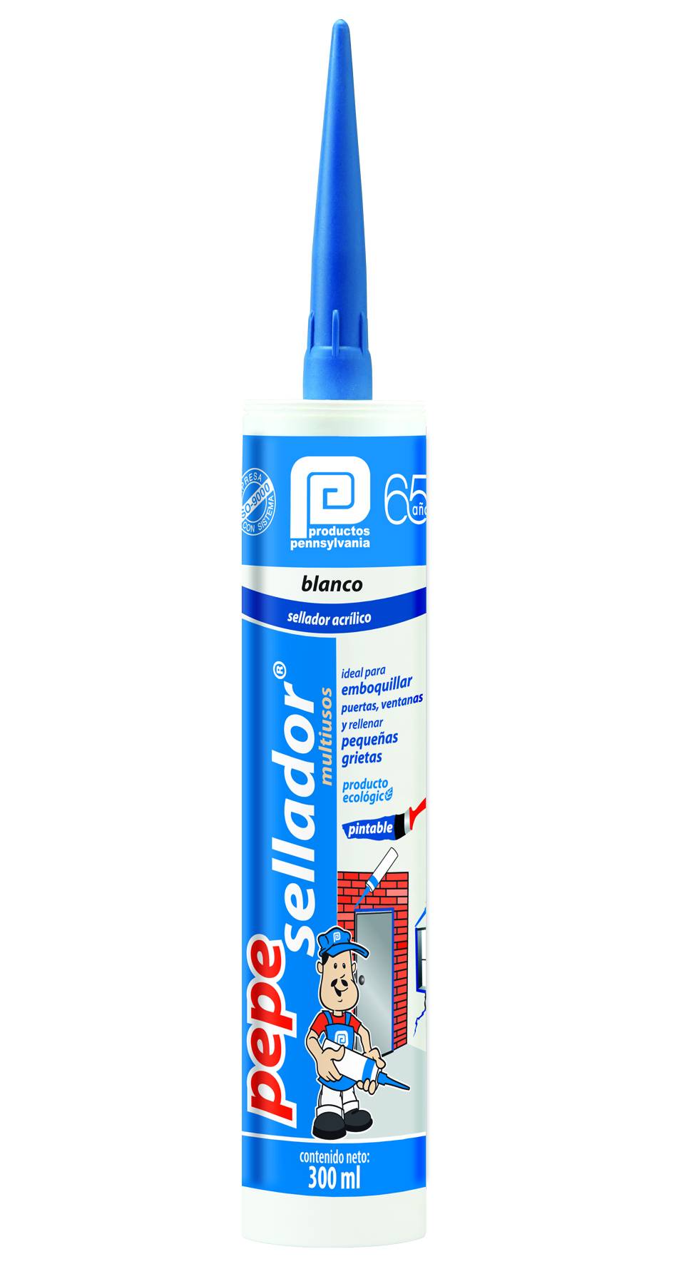 7903 PENSILVANIA - Sellador acrilico cartucho 300ml blanco PEPE Pennsylvania