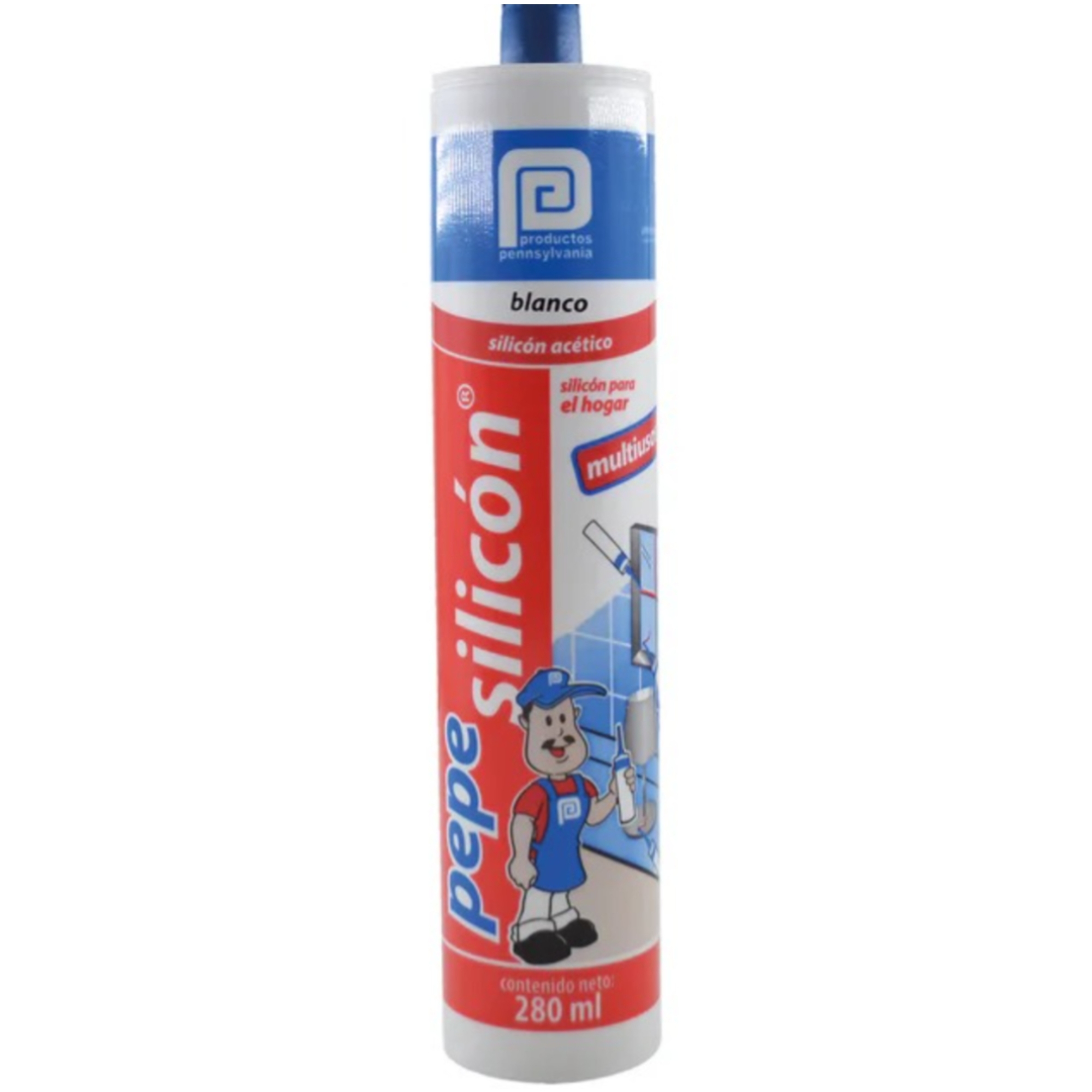 7904 PENSILVANIA - Silicon multiusos cartucho 280ml blanco PEPE Pennsylvania
