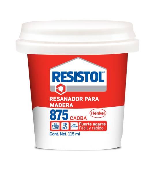 7914 RESISTOL - Resanador para madera 875 caoba 115ml Resistol