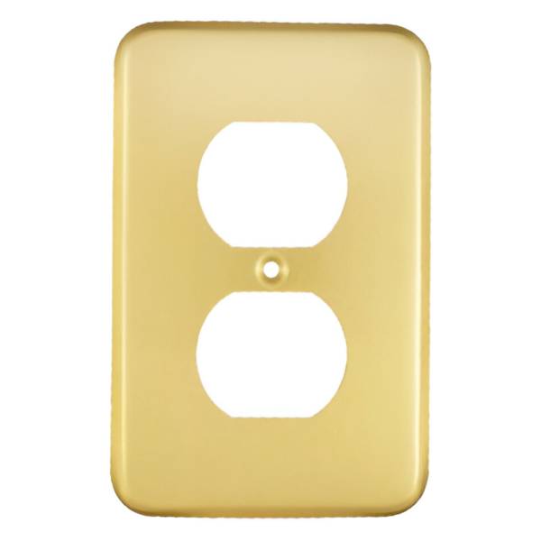807 MONTANA - Placa para contacto duplex dorado Italiana Montana