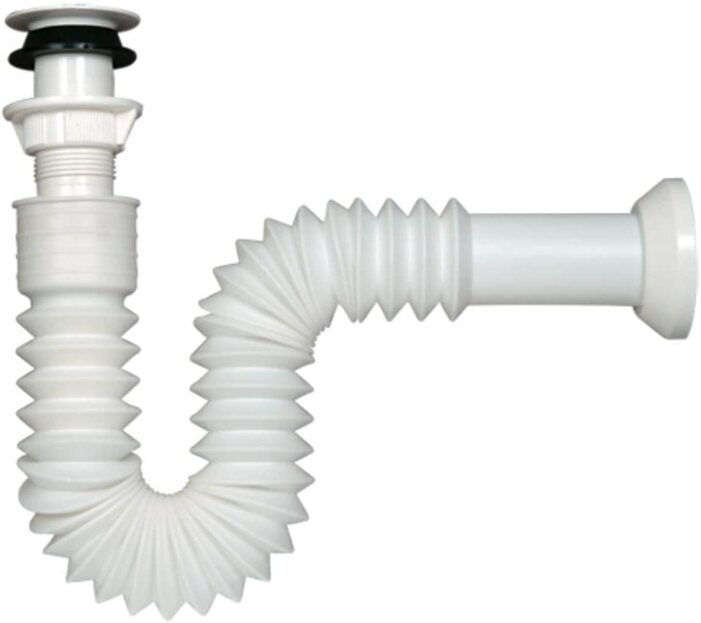8269 RUGO - Trampa para lavabo flexible sin registro polipropileno 28ptf Rugo